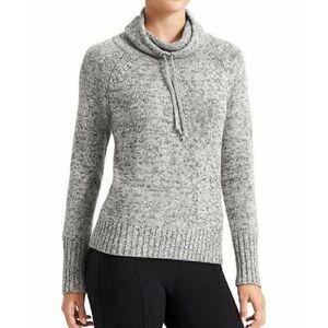 Athleta traverse City Merino Wool cowl mock neck sweater
